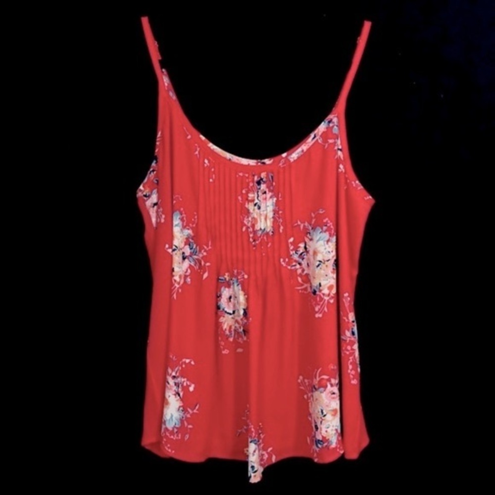 Torrid “Sophie” Pintuck Georgette Floral Print Cami